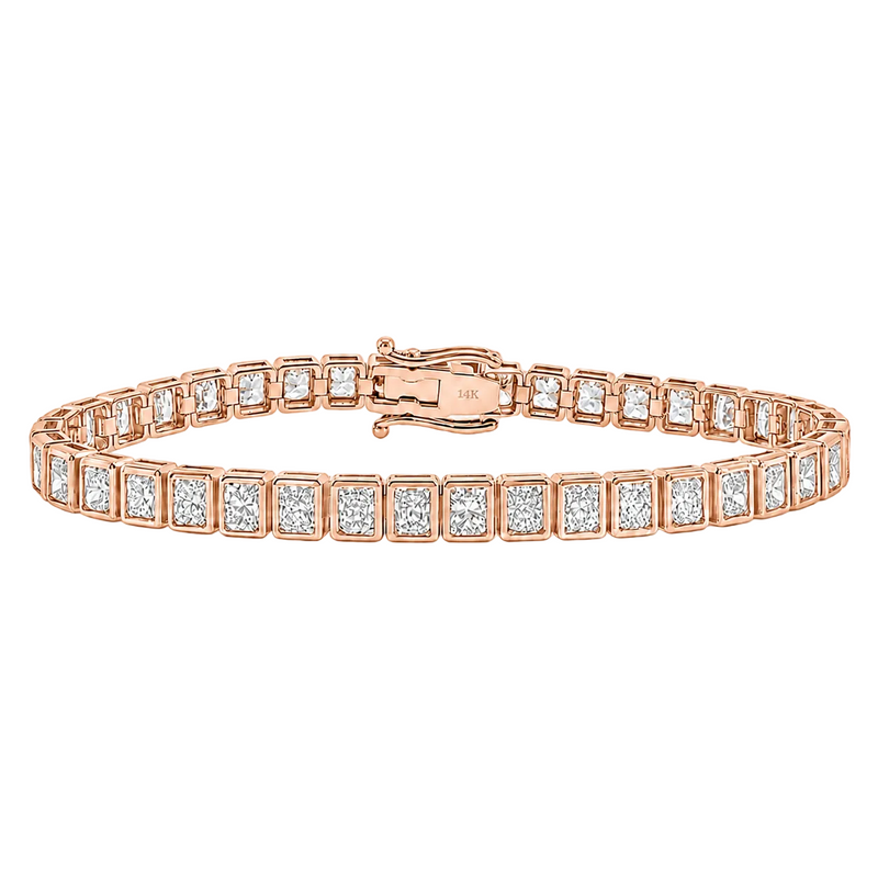 Emerald Bezel Tennis Bracelet 71774