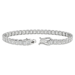 Emerald Bezel Tennis Bracelet 71774