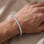 Emerald Bezel Tennis Bracelet 71774