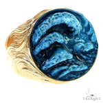 Enamel Wave Ring 68888 - Image 1