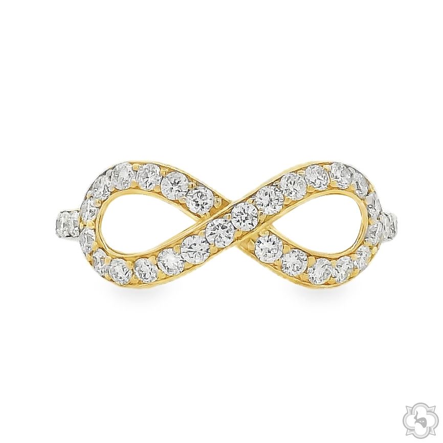 Endless Shine Diamond Infinity Ring 70759 | TraxNYC