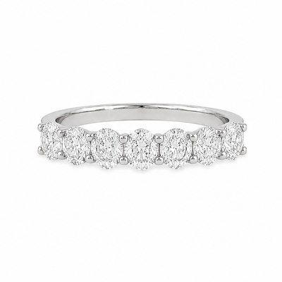 Eternal Oval Diamond Wedding Band 71364