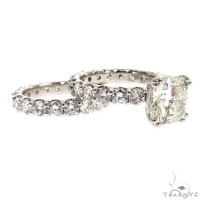 Eternity Diamond Engagement Ring Set 68942 - Image 1