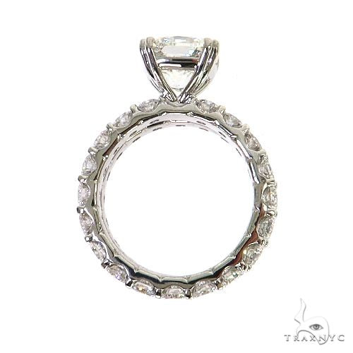 Eternity Diamond Engagement Ring Set 68942 - Image 6