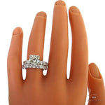Eternity Diamond Engagement Ring Set 68942 - Image 7
