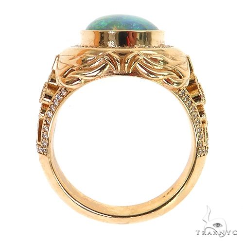 14K Gold Ethiopian Opal Ring, photo 5 of 6