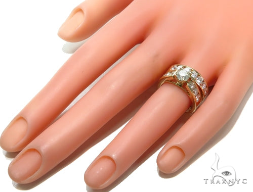 Europe Style Diamond Wedding Set 40810 - Image 10