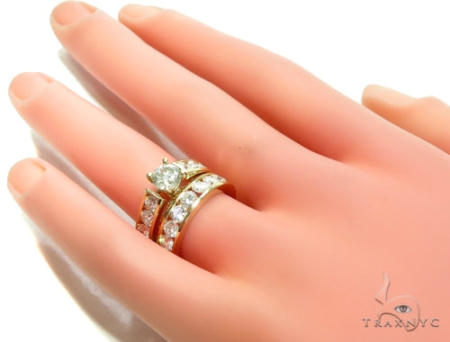 Europe Style Diamond Wedding Set 40810 - Image 9