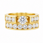 Europe Style Diamond Wedding Set 40810