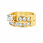 Europe Style Diamond Wedding Set 40810