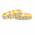 Europe Style Diamond Wedding Set 40810
