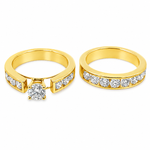 Europe Style Diamond Wedding Set 40810