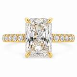 14K Gold Everlight Radiant Lab-Grown Diamond Engagement Ring 2 Ct 71791