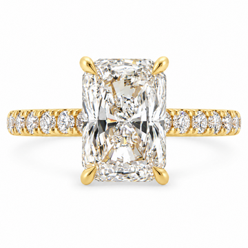 Everlight Radiant Engagement Ring 2 Ct in 14K gold