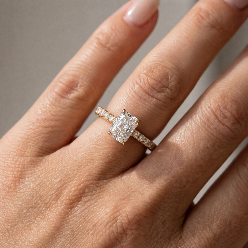 Everlight Radiant Engagement Ring 2 Ct 71791
