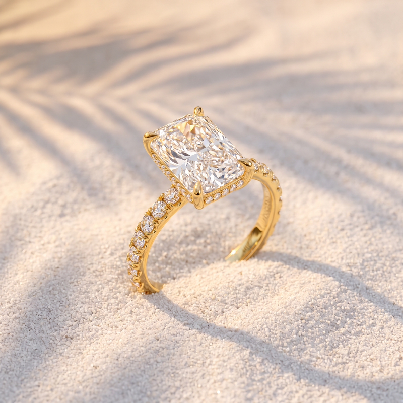 Everlight Radiant Engagement Ring 2 Ct 71791