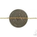 Fancy Oval Round Cut Diamond Cross Set 66285 - Image 5