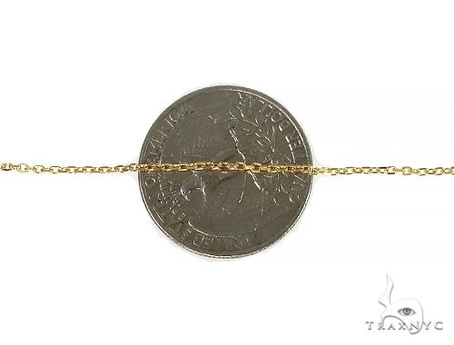 Fancy Oval Round Cut Diamond Cross Set 66285 - Image 5