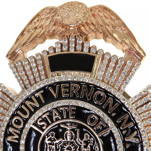 Fire Department Diamond Badge Pendant 68091 - Image 4