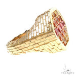 Fire Sapphire Brick Hexagon Ring 66768 - Image 3