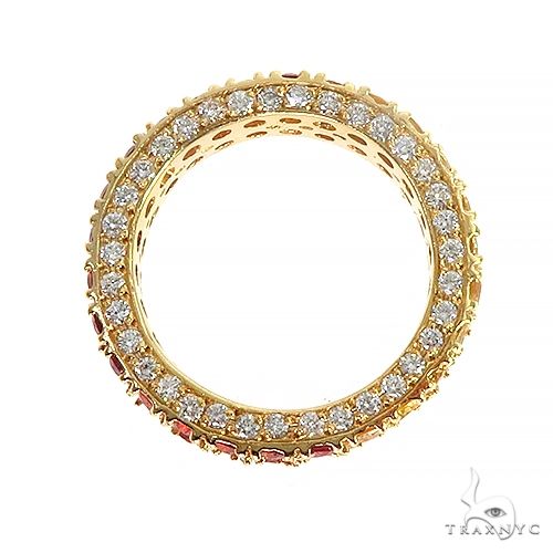 Fire Sapphire Diamond Eternity Ring 66932 - Image 4