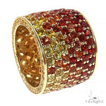 Fire Sapphire Eternity Ring 68342 - Image 3