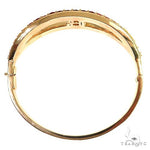 Fire Sapphire Initial Diamond Bangel Bracelet 69527 - Image 5