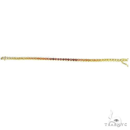 Fire Sapphire Tennis Bracelet 67050 - Image 4