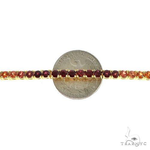 Fire Sapphire Tennis Bracelet 67050 - Image 5