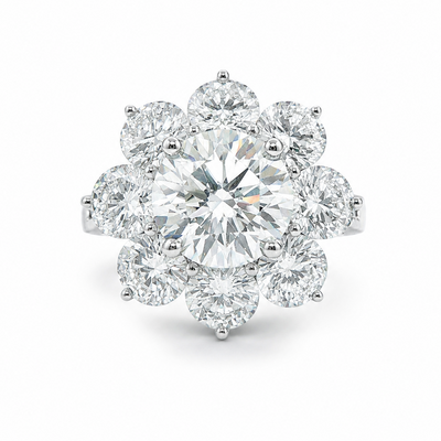 Flora Diamond Cluster Ring 71497