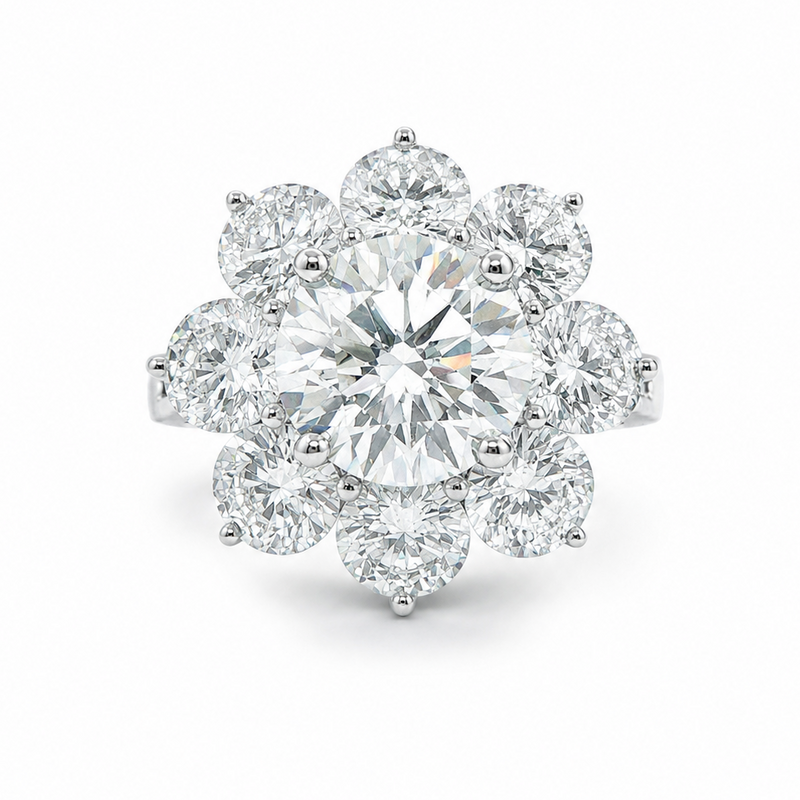 Flora Diamond Cluster Ring 71497