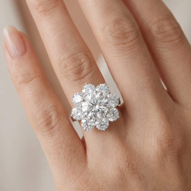 Flora Diamond Cluster Ring 71497