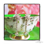 Floral Dangle Earrings 45441 - Image 3