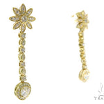 Floral Dangle Earrings 45441 - Image 2