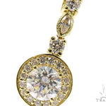 Floral Dangle Earrings 45441 - Image 4