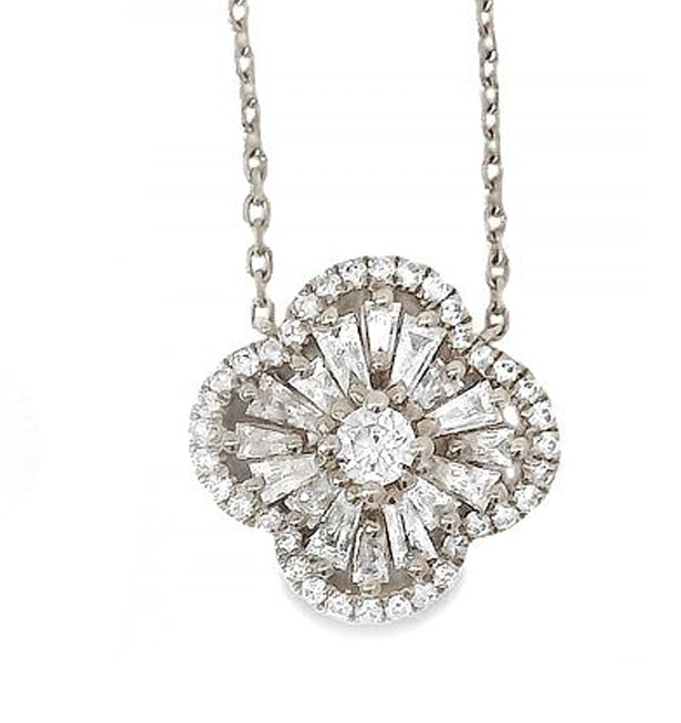 Floral Diamond Necklace 70241