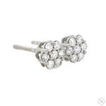 Floral Radiance Diamond Earrings 65276