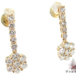 Dangling Flower Earrings 26942 - Image 2