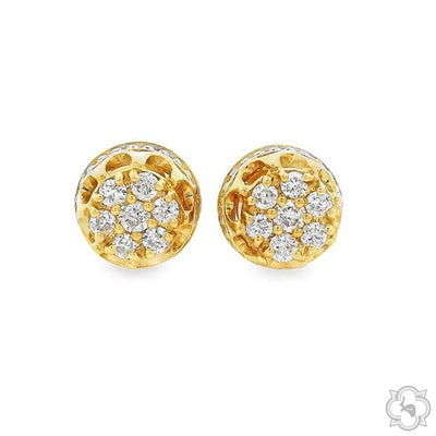 Flower Diamond  Earrings 70307 - Image 1