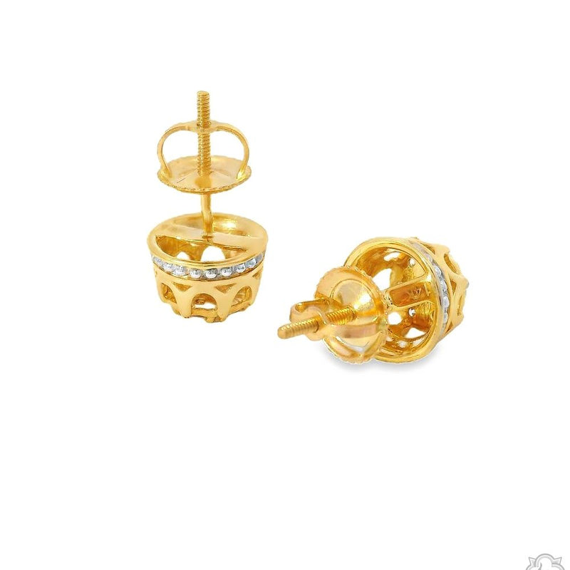 Flower Diamond  Earrings 70307 - Image 4