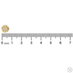 Flower Diamond  Earrings 70307 - Image 5