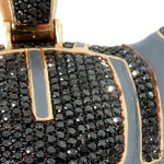 Flower Set Diamond Black Panther Mask Pendant 64373 - Image 6