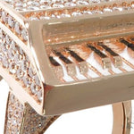 Flower Diamond Custom Piano Ring 64223 - Image 5