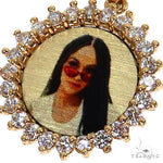 Flower Diamond Photo Pendant 68590 - Image 3