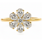 Flower Diamond Ring (Lab) 69789