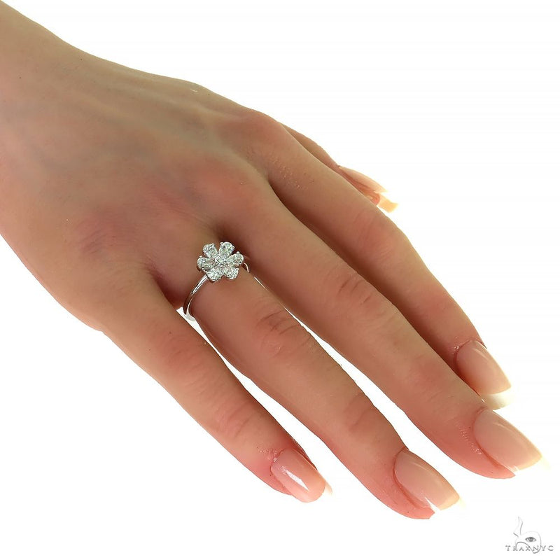 Flower Diamond Ring (Lab) 69789 - Image 3