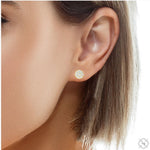 Flower Diamond Stud Earrings 70870 - Image 6