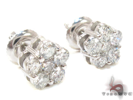 Flower Earrings 5296 - Image 3