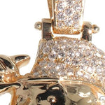 Flower Set Diamonds Custom Made Monopoly Man Pendant 64095 - Image 4