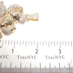 Flower Set Diamonds Custom Made Monopoly Man Pendant 64095 - Image 9